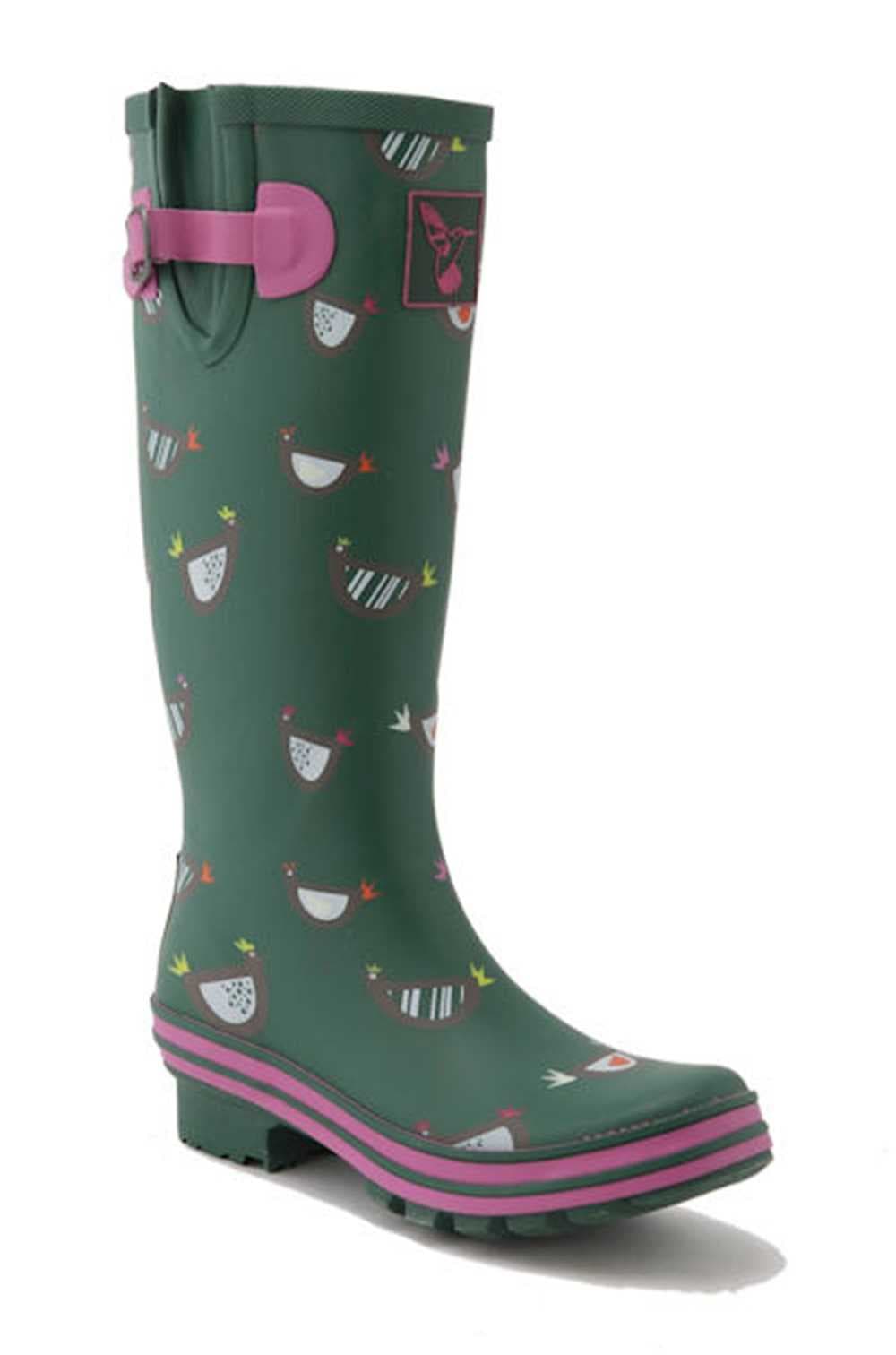 Chicken Print Wellies