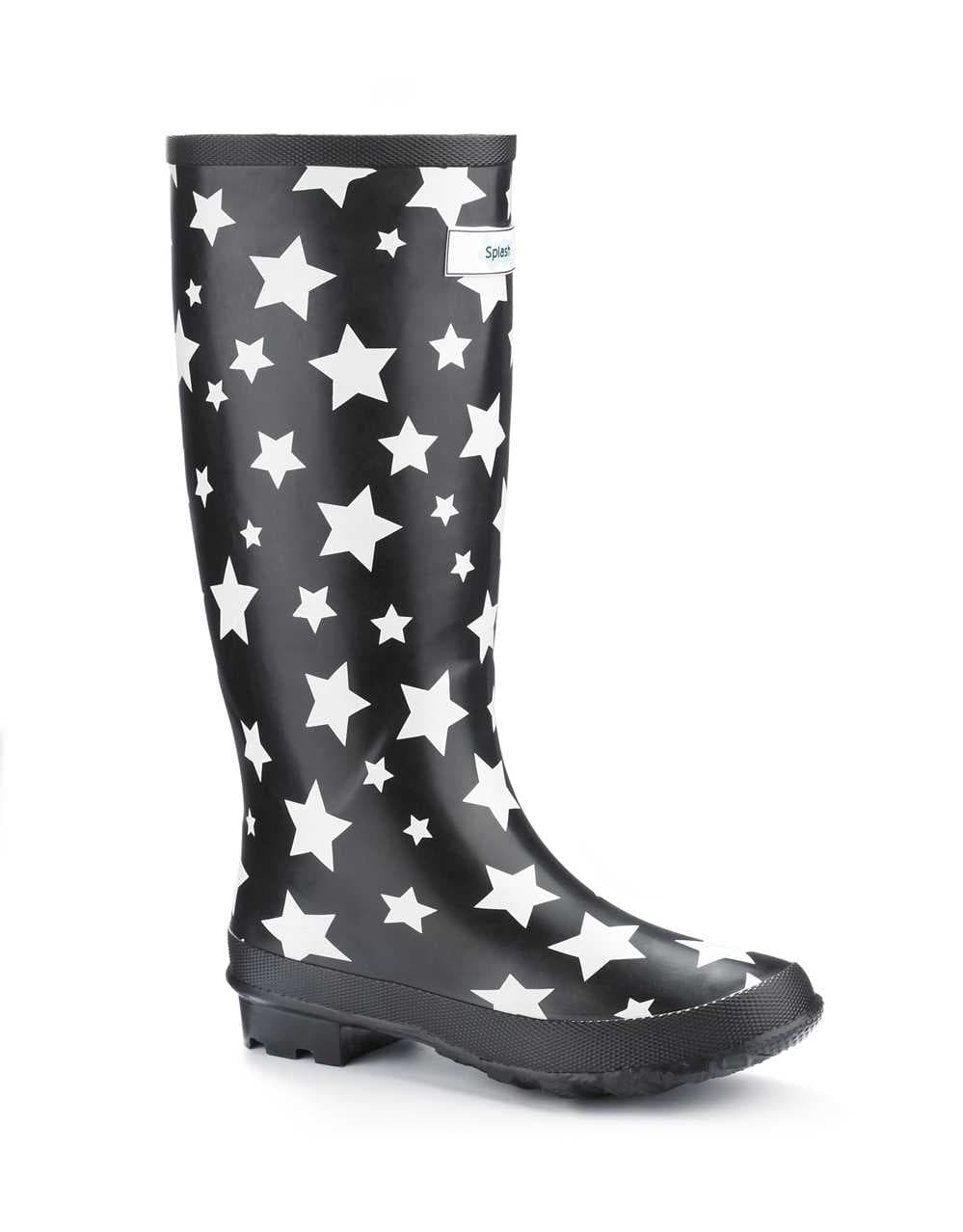 Miss Starry Eyed Splash Wellies (wide fit)